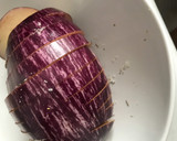 Foto del paso 2 de la receta: Berenjena frita con gacheta