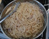 Foto del paso 5 de la receta: Tallarines con crema - receta fácil