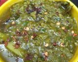 A picture of step 5 of Green Keema.