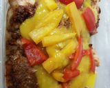 A picture of step 3 of Caribbean Mango Spiced Chicken.