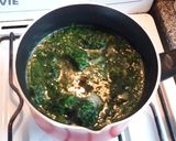 Foto del paso 1 de la receta: Risotto verde de espinacas