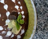 صورة لخطوة 8 من وصفة تارت كيكة (تورتة) النعناع بصوص النوتيلا
