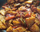 A picture of step 3 of Fried idli.