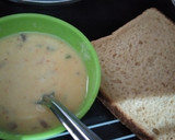 A picture of step 1 of Bread toast with besan batter.