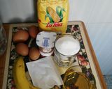 Foto del paso 1 de la receta: Bizcocho de gofio con plátano sin horno