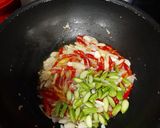 Foto langkah ke 4 dari resep Oseng cumi asin pete.