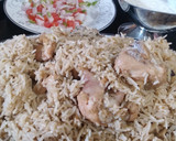 A picture of step 4 of Chicken Pulao.