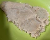 A picture of step 2 of Vegan kaju katli.