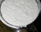 A picture of step 3 of Hidden heart cake (baked in pateela oven).