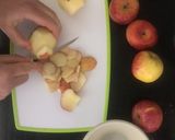 A picture of step 1 of Apple peel tea.