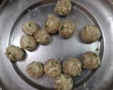A picture of step 3 of Leftover Chapati Manchurian.