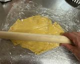 A picture of step 3 of Sakura Tart.