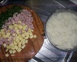 Foto del paso 3 de la receta: Croqueta de papa con jamón y queso