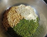 A picture of step 1 of Mini Mixed Dal Chilla.