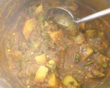 A picture of step 6 of Bell pepper potato sabji.