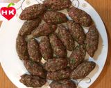 A picture of step 2 of Beef Kofta with Tahini Sauce.