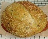 Foto langkah ke 23 dari resep Wijen Hitam Putih Pandan Sourdough Bread (Open Bake Method).