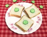 A picture of step 3 of Curd Cucumber Sandwich.