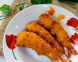 Foto langkah ke 5 dari resep Ebi Furai ala hokben.