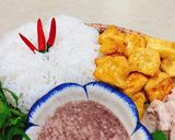 Hình bước làm 2 của món Bún đậu mắm tôm