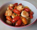 Foto langkah ke 4 dari resep Tumis Udang kulit Melinjo.