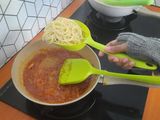 Baked Spaghetti Brulee #dapurelbeweek28
