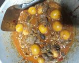 Foto langkah ke 4 dari resep Hati dan telur ayam bumbu rujak.