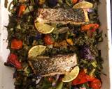 Rainbow roast salmon and veg 🌈 recipe step 3 photo