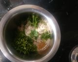 A picture of step 1 of Rava dosa.