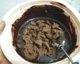 Foto langkah ke 3 dari resep Double Chocolate Brownies with Cookies.