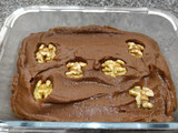Brownie vegano con Plátano y Batata