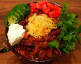 A picture of step 7 of Mike's New Mexican Chili.