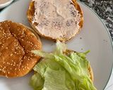Foto del paso 9 de la receta: Hamburguesas de soja texturizada con patatas fritas