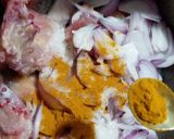 A picture of step 2 of Palak Chicken.