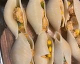 صورة لخطوة 3 من وصفة قواقع المكرونه المحشية🥠😋