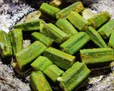 A picture of step 2 of Bhindi kadi and chawal.