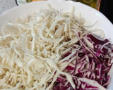 Foto del paso 1 de la receta: Ensalada de repollo y lombarda con vinagreta de naranja