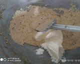 A picture of step 2 of Curd brinjal.