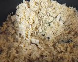 A picture of step 4 of Sage and Butter Rice.