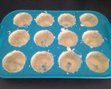 A picture of step 2 of Solid white chocolate pots with blackberry and mint compote.