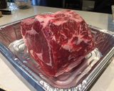 Une image de l'étape 1 de Rôti de côtes de boeuf fumé au BBQ à granules.