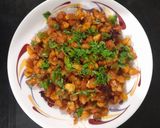 A picture of step 6 of Crispy sweet corn chilli.