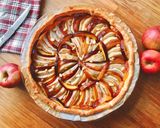 Hình bước làm 7 của món 💚 Bánh Tart Táo Xuân Đào Hạnh Nhân