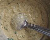 A picture of step 1 of Nutritious Chilla.