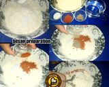 A picture of step 2 of Peri-Peri Corn Masala Gram Flour Pan Cake With & Without cheese.