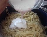 Foto del paso 6 de la receta: Spaghetti con crema y mayonesa
