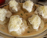 Sajtos töltött karalábé recept fázis 2 fotója
