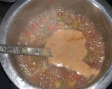 A picture of step 4 of Mix veg Ragi soup.