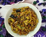 A picture of step 5 of Cluster Beans Palya - Karnataka Style Stir Fry.
