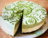 Hình bước làm 8 của món Bánh mousse trà xanh